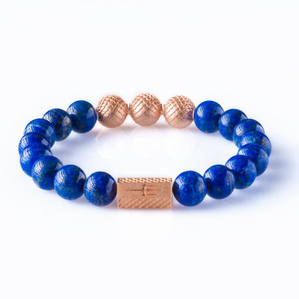 Lapis Lazuli 10mm K-18 Rose Gold