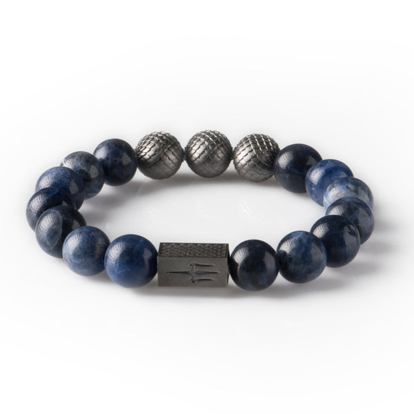 Sodalite 12mm Black Ruthenium