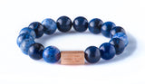 Sodalite 12 mm pink gold plated k18